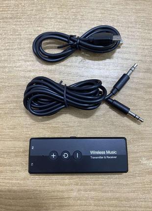 Б/у аудіоадаптер бездротовий перезаряджуваний передавач bluetooth usb 3,5 мм rx/tx