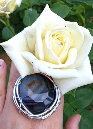Перстень з великим агатом 3