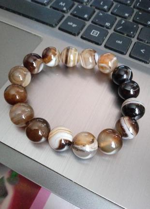 Браслет агат ботсвана 4