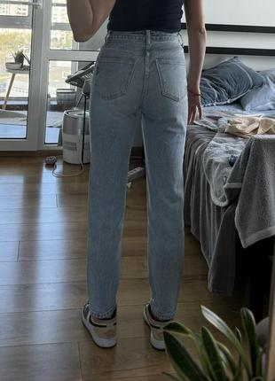 Джинси zara skinny straight світло блакитні4 фото