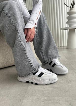 Женские кроссовки adidas niteball white8 фото