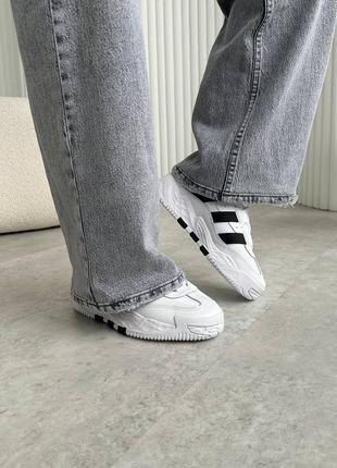 Женские кроссовки adidas niteball white9 фото