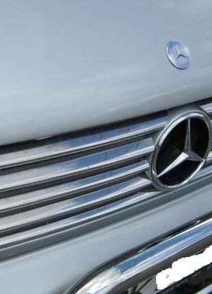 Накладка на решітку mercedes vito 638 (мерседес вито 638), нерж., 10 частин