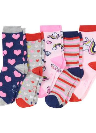 Шкарпетки, набір шкарпеток kiki&koko для дівчинки, нар. 23-26 (арт 1307)1 фото
