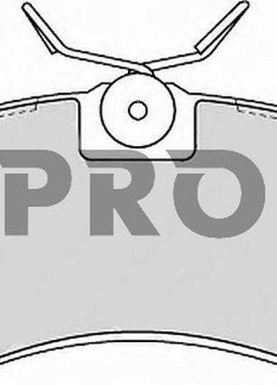 Гальмівні колодки перед. t4 90-03  r14  701698151c   виробник profit