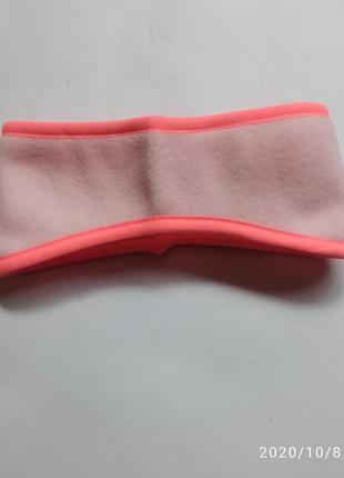 Флисовая повязка на голову для девочки флис
