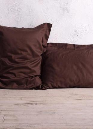 Комплект постельного белья евро brownie с натурального сатина 200х220 см2 фото