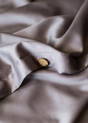 Комплект постільної білизни євро golden wood з натурального сатину 200х220 см3 фото