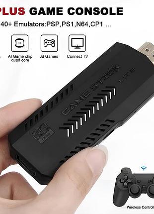Игровая приставка x2 plus 64gb gd10 беспроводные джойстики, приставка для тв консоль, game stick hdmi 1080p \