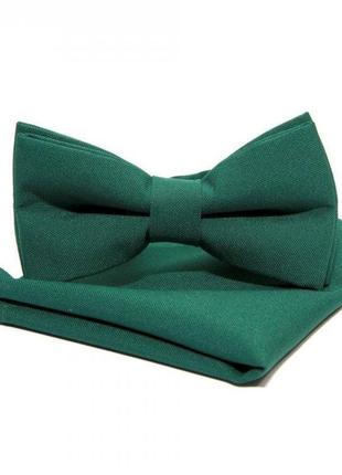 Набор 2 в 1 бабочка с платком gofin 12х6 см зеленый cl0049725