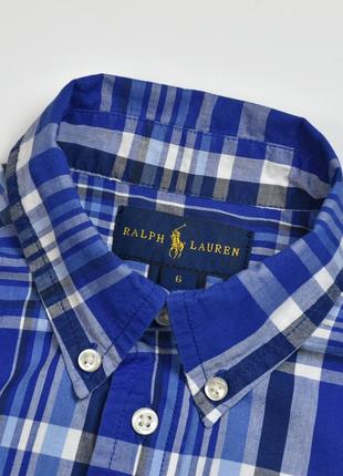 Polo ralph lauren 5-6 років світшот кофта сорочка лонгслів клітинка8 фото