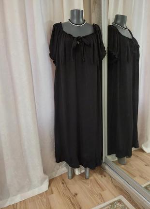 Вискозное платье 👗 большого размера