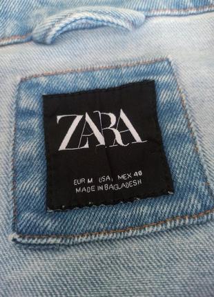 Куртка джинсовая джинсовка zara зара3 фото