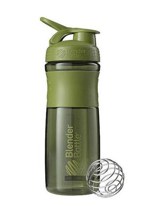 Спортивна пляшка-шейкер (sm 28oz) 820 мл blender bottle оливковий (2000001562192)