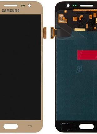 Дисплей samsung j500 galaxy j5, із сенсором, gold, оригінал