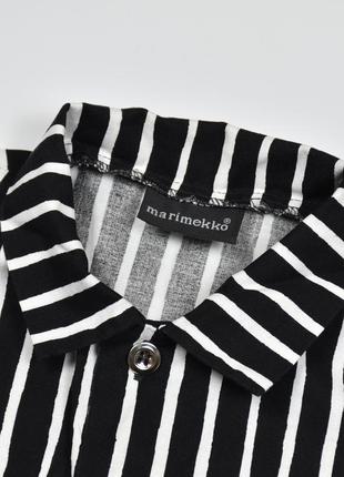 Marimekko 5-6 років сорочка рубашка оригінал смужка бавовна4 фото