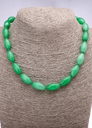 Бусы хризопраз