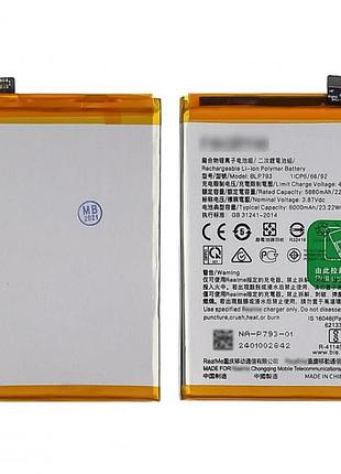 Аккумулятор realme blp793 для c12, c15, c25, narzo 20, narzo 30a