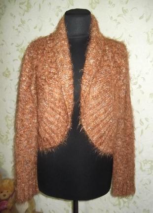 Кардиган короткий травка италия