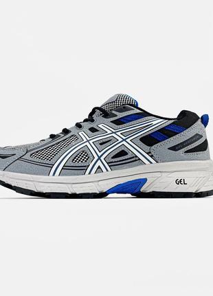 Asics gel venture 6 "grey/blue3 фото