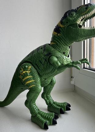 Динозавр т-рекс озвучений великий реве зі світлодіодним підсвічуванням