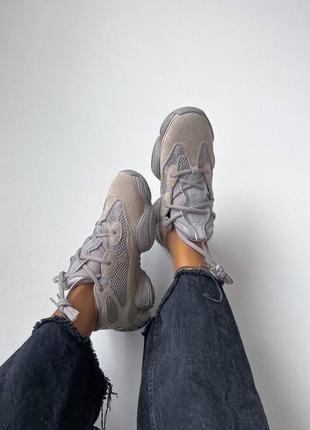 Женские кроссовки adidas yeezy boost 500 ash grey скидка sale &lt;unk&gt; smb