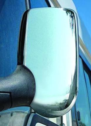 Накладка на дзеркала ford transit (форд транзит 03-14) неірж, 2 шт.