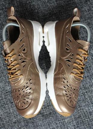 Кросівки літні nike air max thea joli "metallic golden" оригінал нат шкіра!3 фото