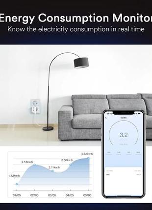Сток розетка lumary smart wlan с измерением тока2 фото