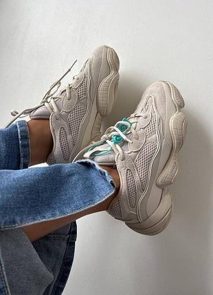 Жіночі кросівки adidas yeezy boost  500 bone знижка sale | smb