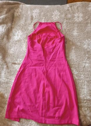Рожева сукня мини2 фото