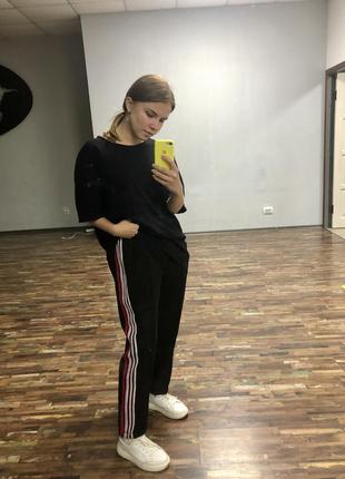 Штани zara з смужками