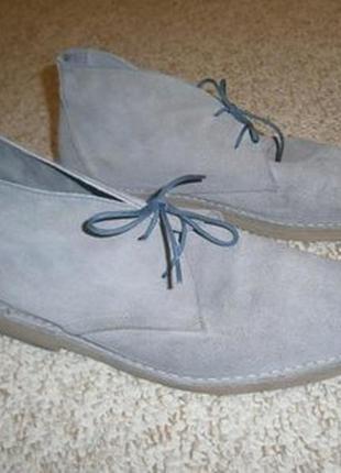 Замшевые ботинки, туфли , дезерты