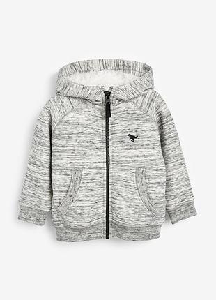 Теплая меланжевая  меховушка next р.110