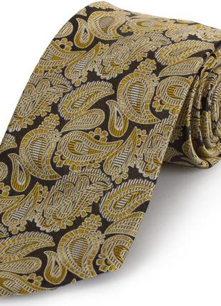 Мужской галстук (fareps-10) schonau & houcken 149 см бежево-черный cl0050656