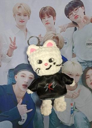 Брелок м'яка іграшка skzoo stray kids jiniret хенджін