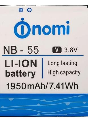Аккумулятор для nomi nb-55, i505 jat space 1950мач