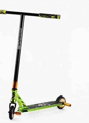 Самокат трюковий 60х85 см best scooter зелений (2000002314486)