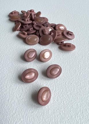 Ґудзик 6/032 блузочний на ніжці бордо 15/10мм пластик