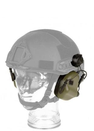 Тактические наушники earmor m31h с крепежами под каску fast