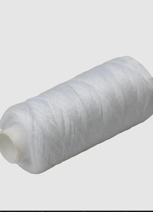 Универсальная швейная нитка 40/2 kiwi 400 ярдов белые