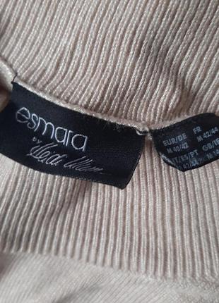Платье свитер туника бежев кофта esmara 49 42 44 джемпер свитшот2 фото