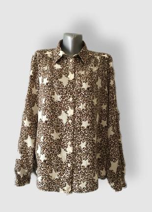 Блузка,леопардовый принт&amp; звезды р.162 фото
