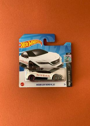 Машинка хот вілс ніссан nissan leaf nismo hot wheels 2023