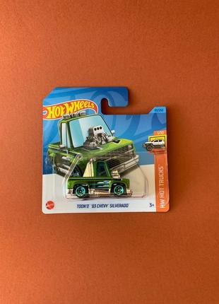 Машинка хот вилс hot wheels toon’d chevy silverado 2023