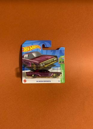 Машинка хот вилс линкольн  lincoln countinental  hot wheels 2023
