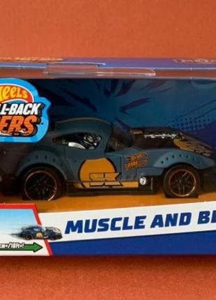 Інерційна машинка хот вілс hot wheels muscle and blown