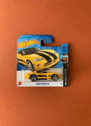 Машинка хот вилс додж dodge viper rt/10 hot wheels 2023
