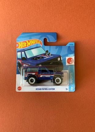 Машинка хот вилс ніссан nissan patrol custom hot wheels 2023