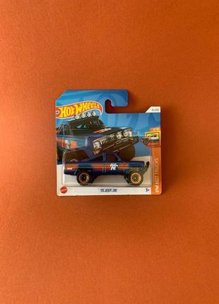 Машинка хот вілс джип jeep j10 hot wheels 2024